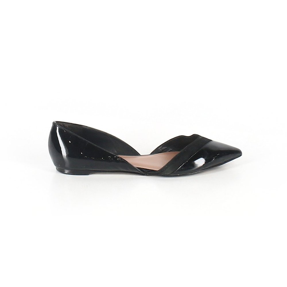 Ava & Aiden Amali pointed toe d'orsay patent flats